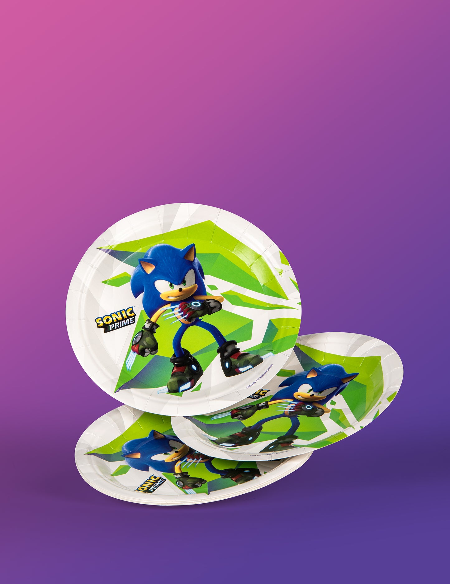 8 malih Sonic Prime 18 cm ploča