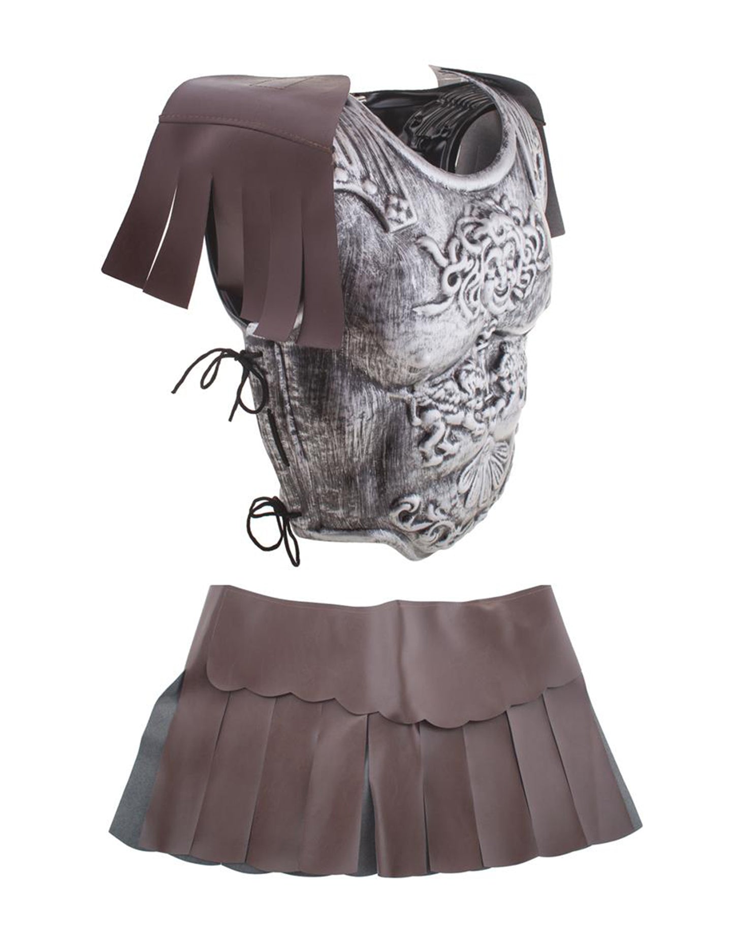 Gladijatorski oklop s suknjom i naramenicama za odrasle