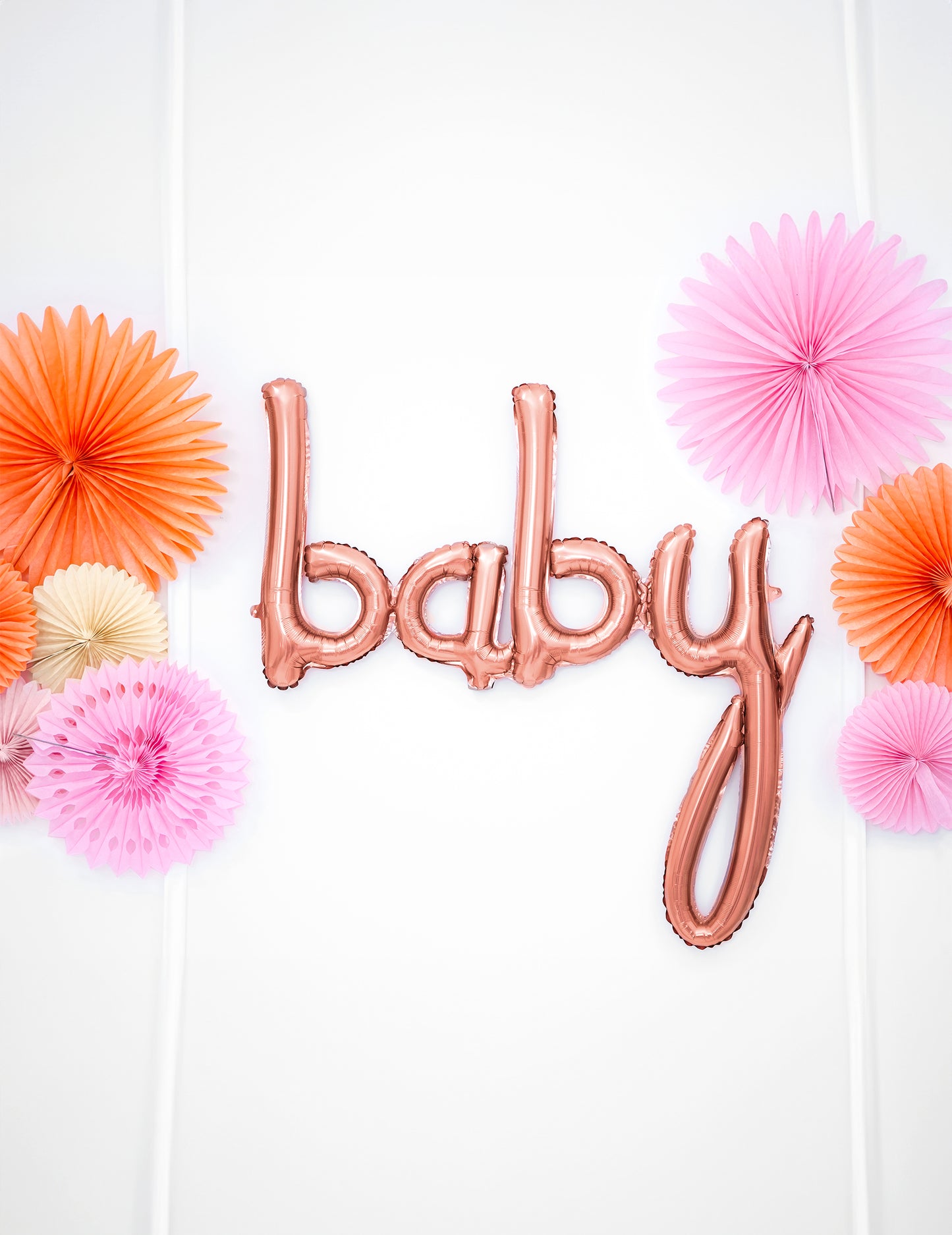 Baby Rose Gold Aluminij balon 73,5 x 75,5 cm