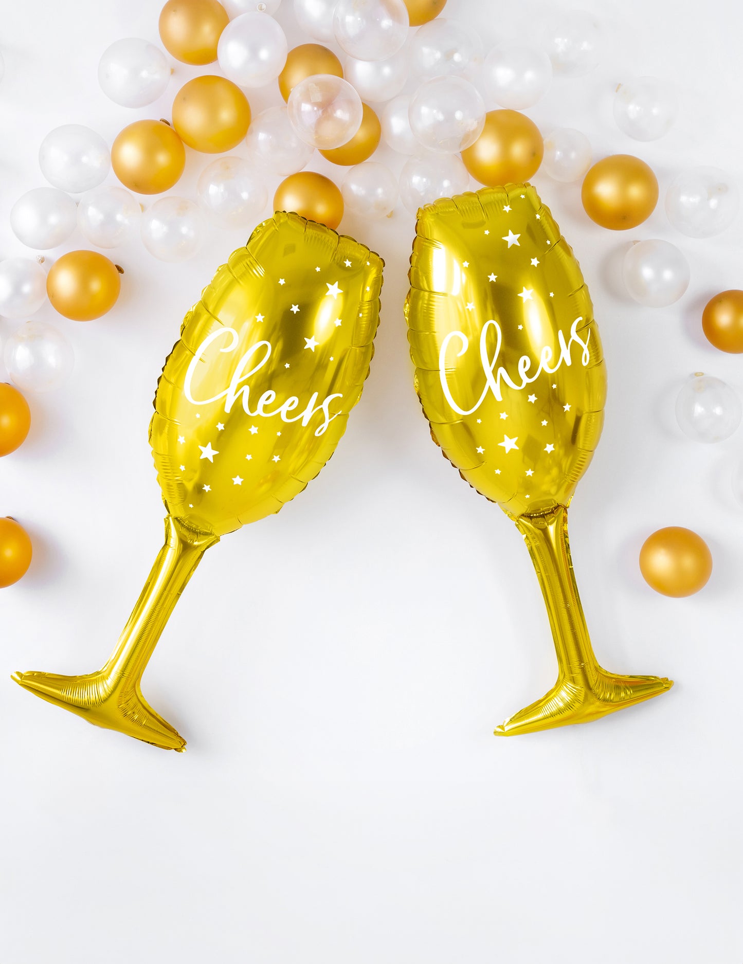 Aluminijski balon Zlatni navijači 28 x 80 cm