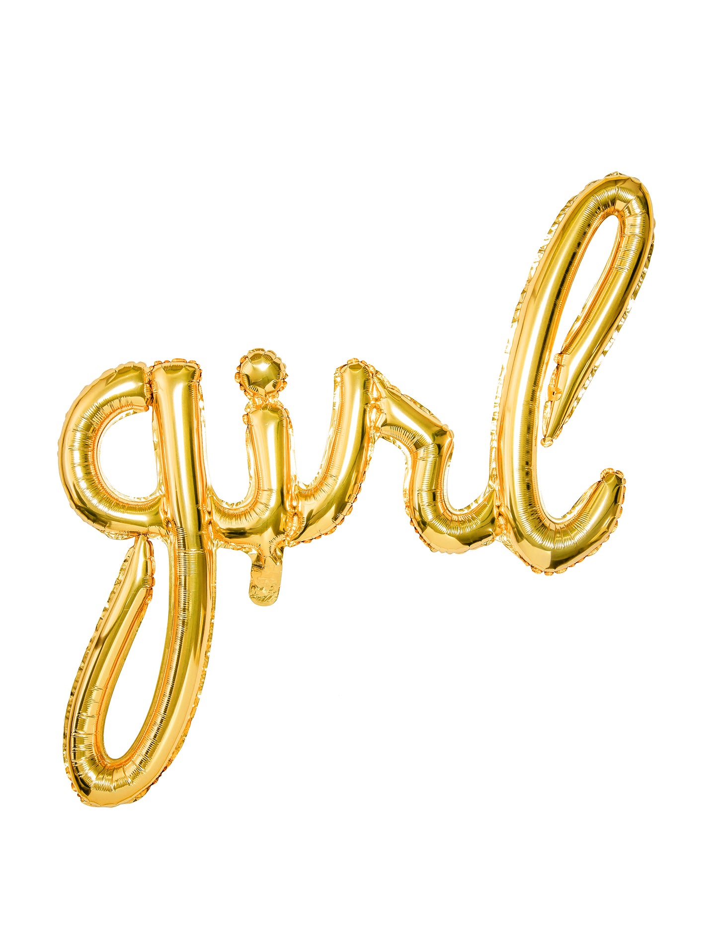 Zlatna djevojka aluminijska kugla 77 x 70 cm