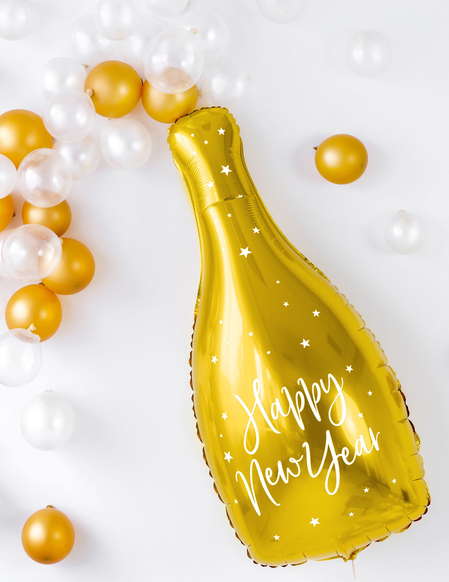 Sretna Nova godina 32x82 cm aluminijski balon