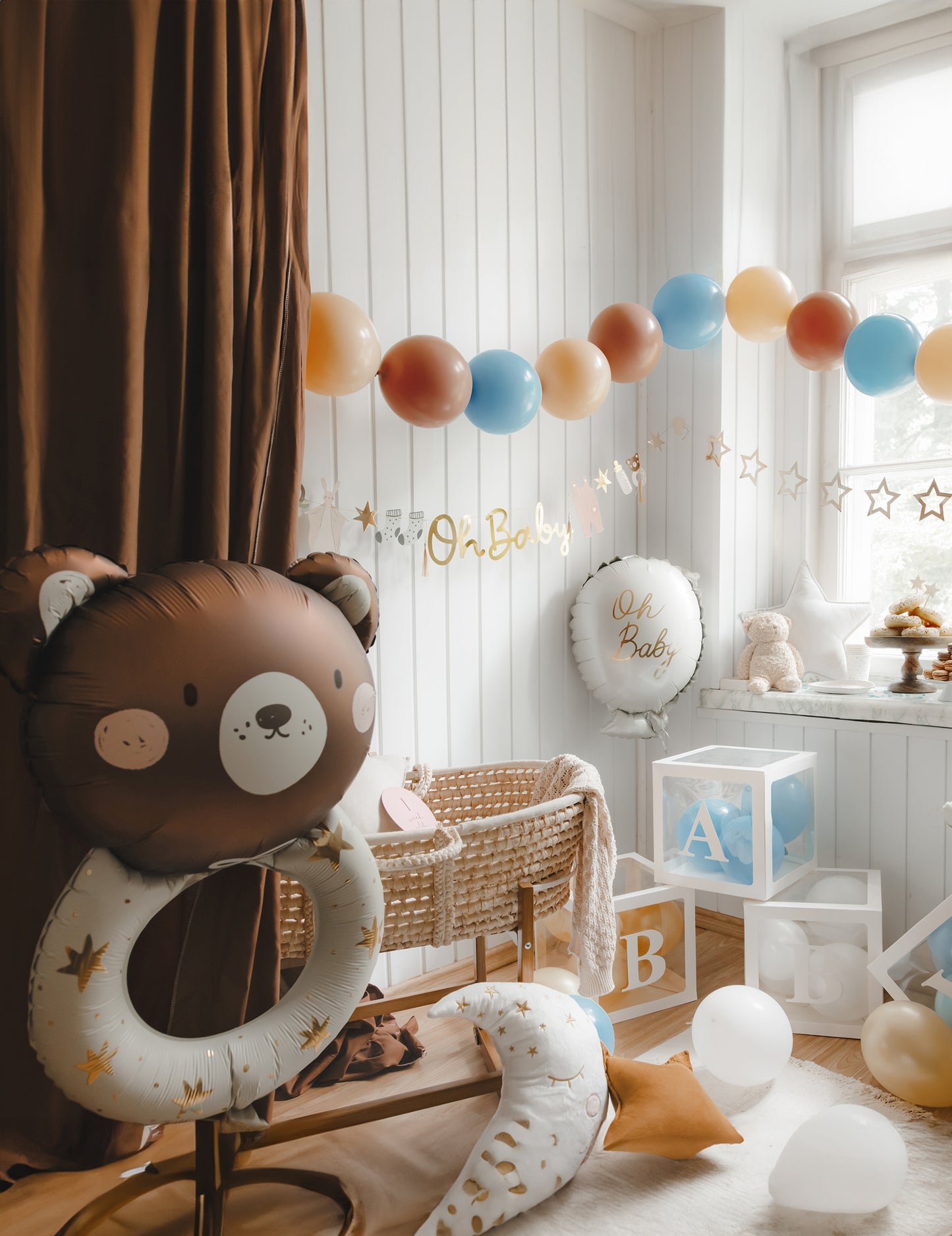 Aluminijski balon za njegu mali medvjed 61 x 88 cm
