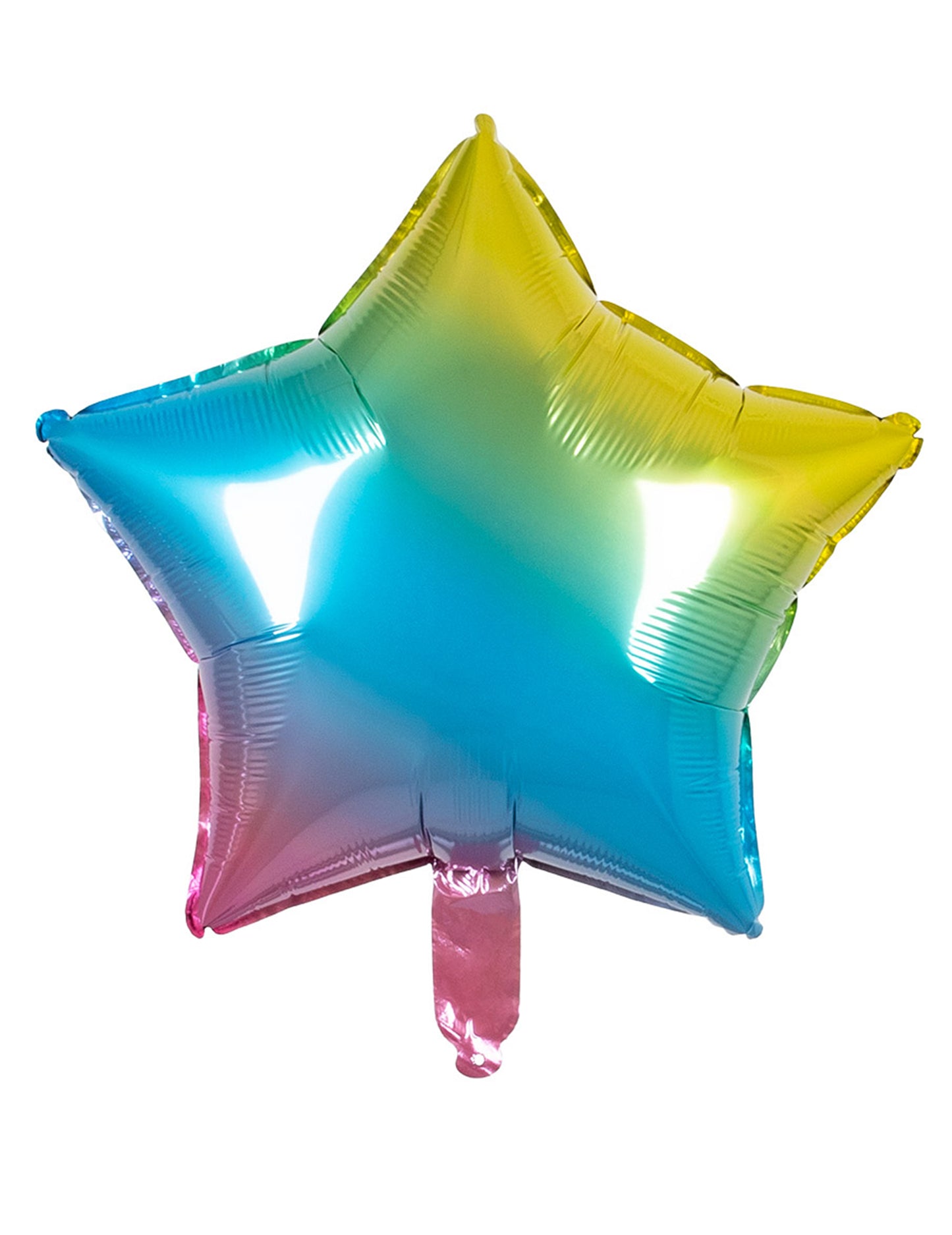 Višebojna zvijezda aluminijska kugla 45 cm