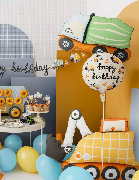 Aluminijski balon bager 93 x 68 cm