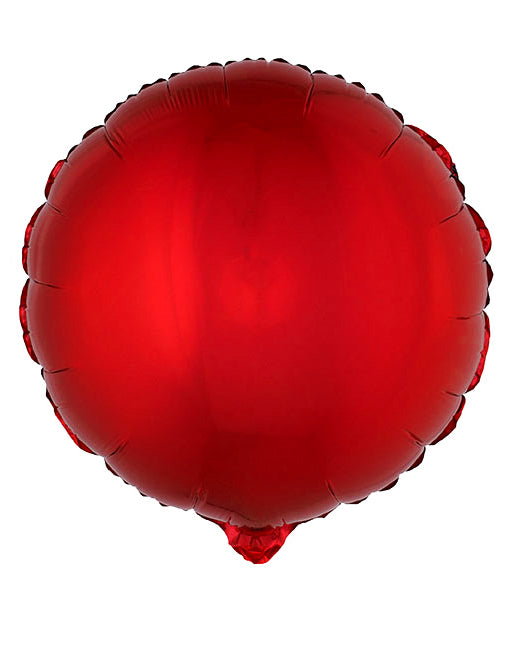 Crvena okrugla aluminijska kugla 45 cm