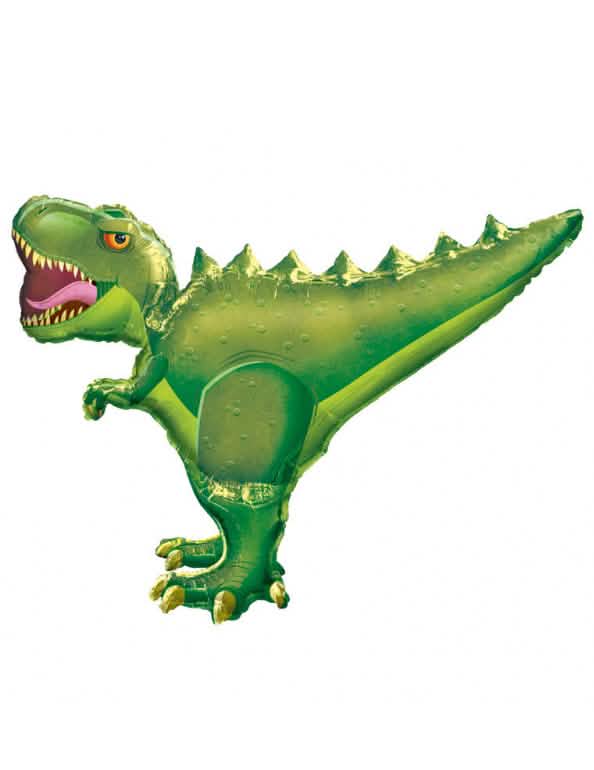 ogroman aluminijski balon t-rex za rođendan zelena