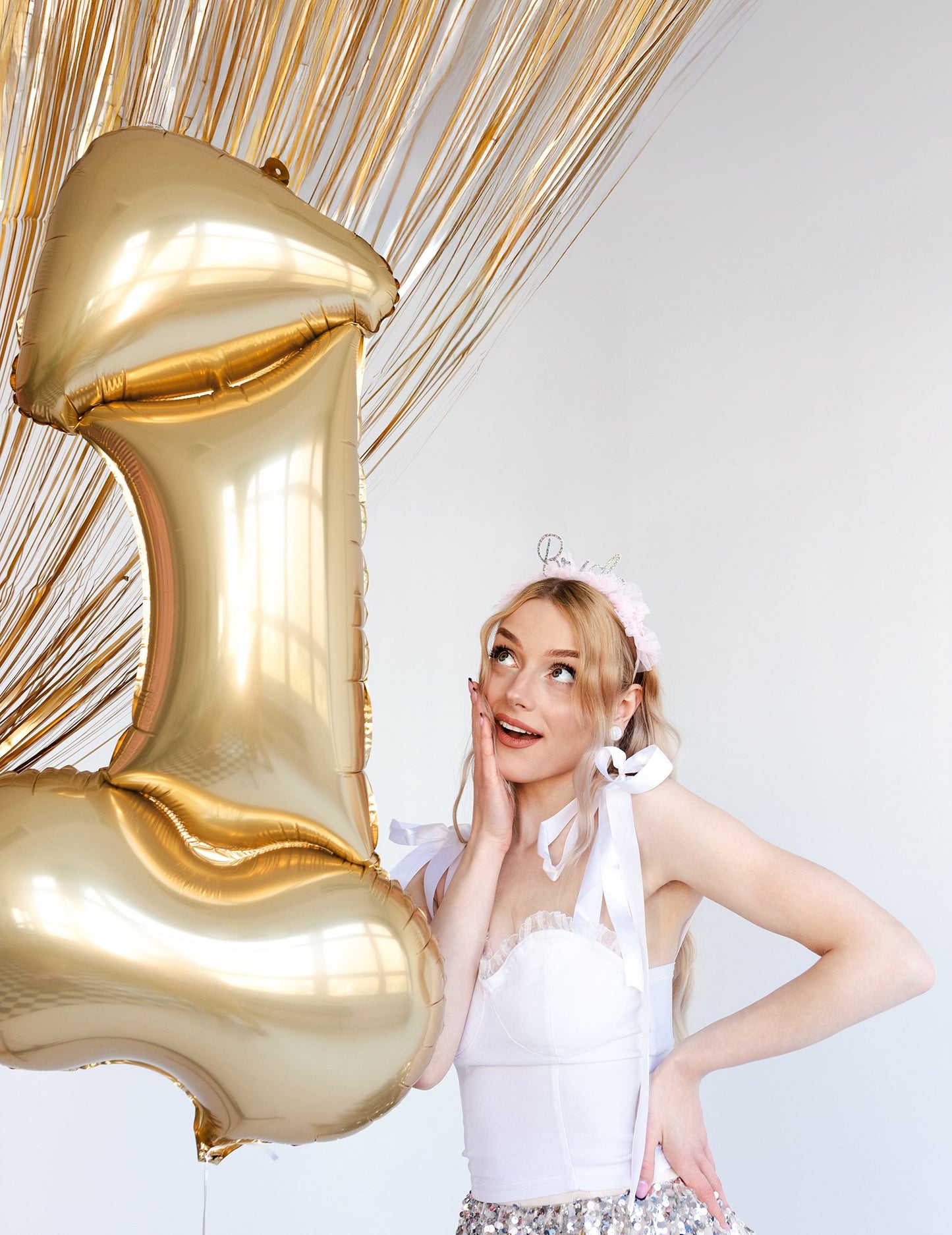 Zlatni zizi 88 aluminijski balon cm