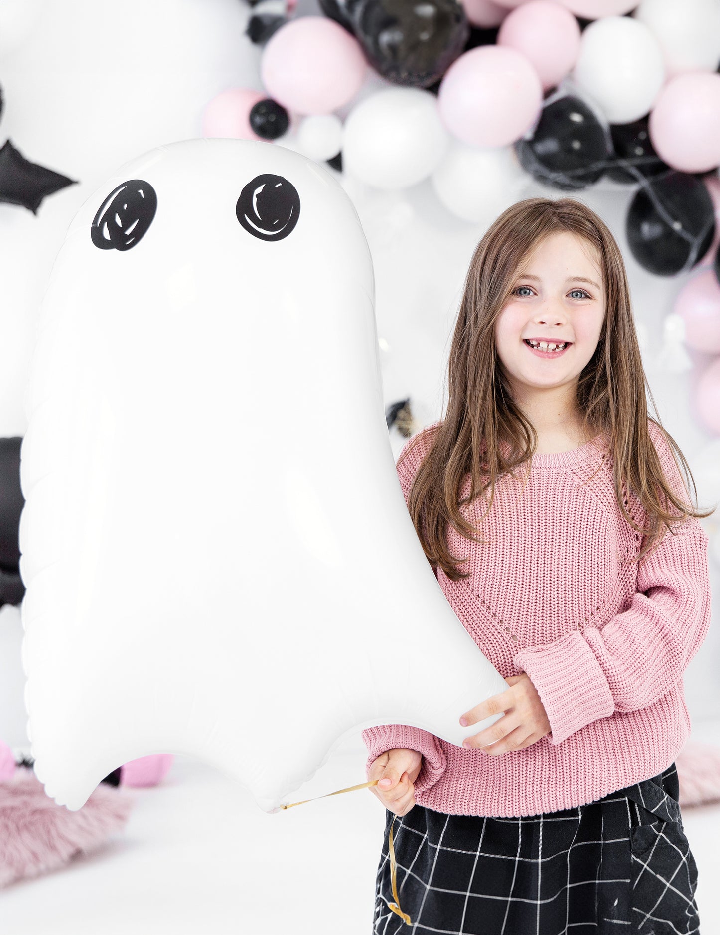 Aluminijski balon bijelog duha 48 x 68 cm