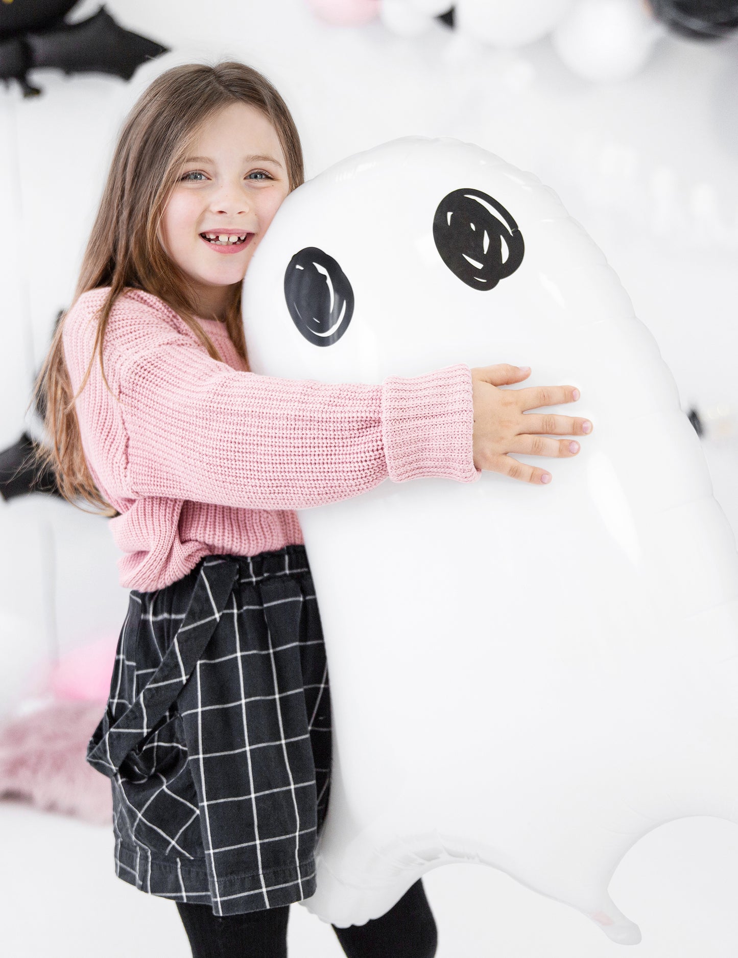 Aluminijski balon bijelog duha 48 x 68 cm