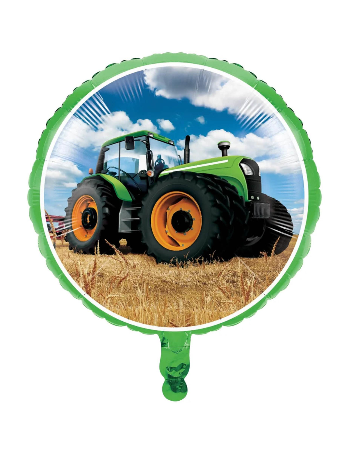 Balon traktor za farmu za dijete zelena