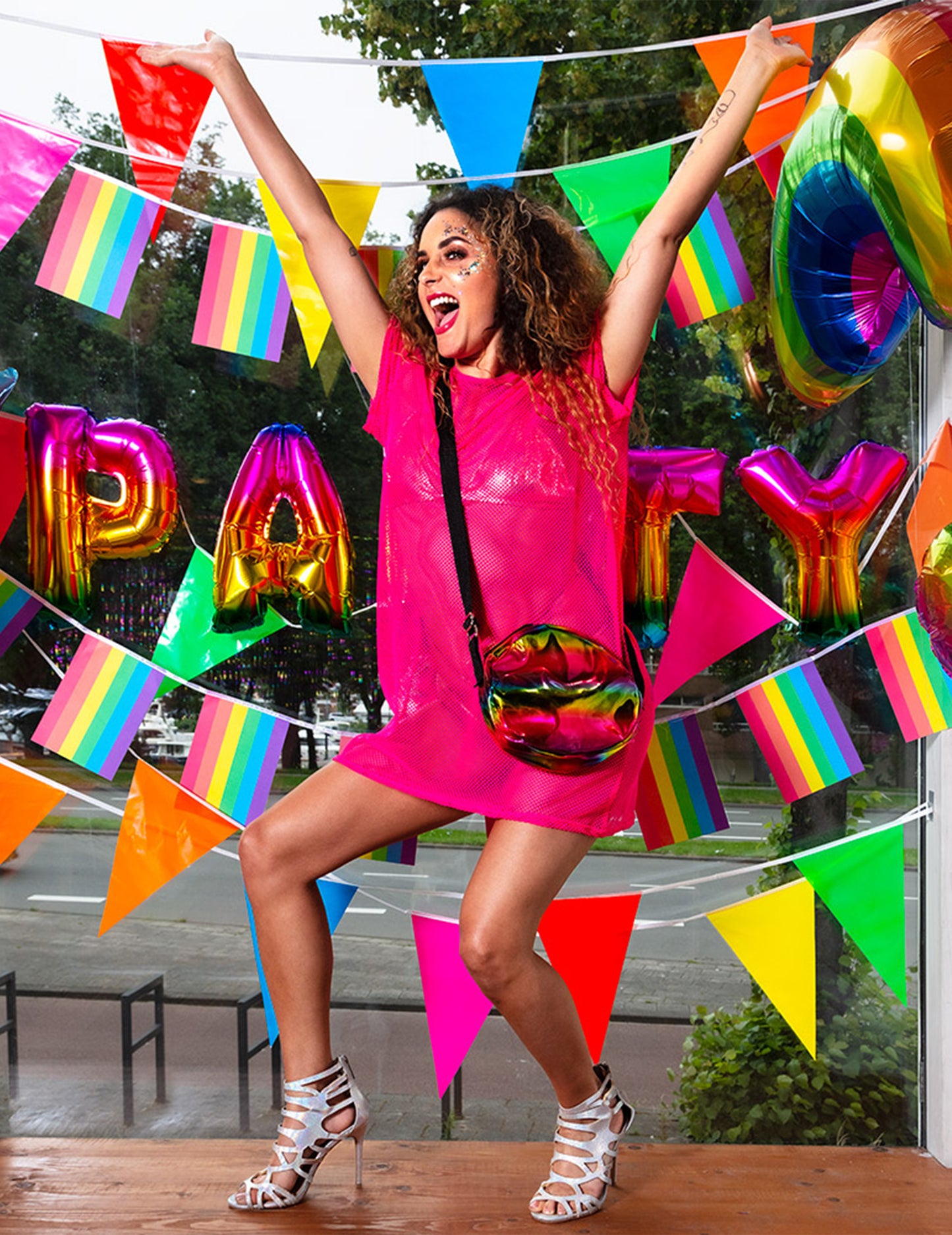 Aluminijski baloni pisma zabava duga 3 m