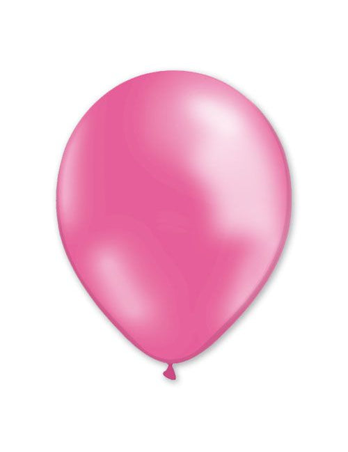 100 metalnih ružičastih balona 29 cm