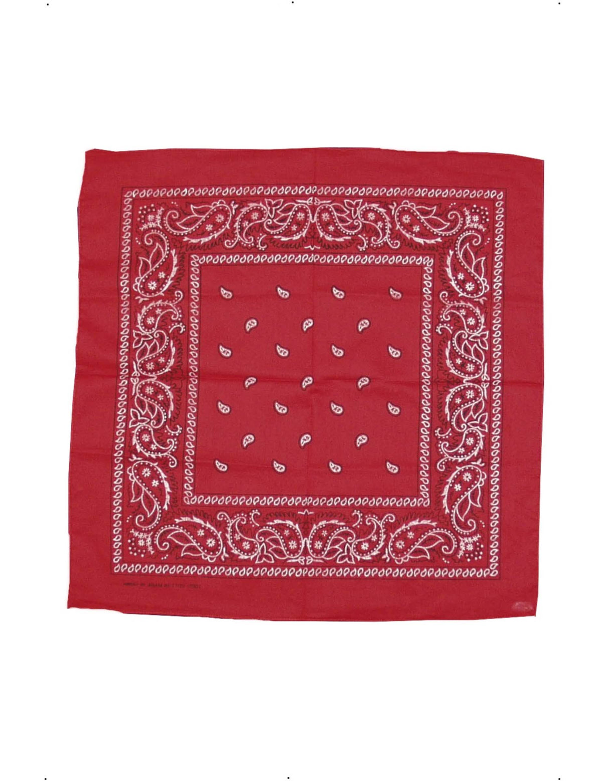 Ravni prikaz kaubojskog bandane