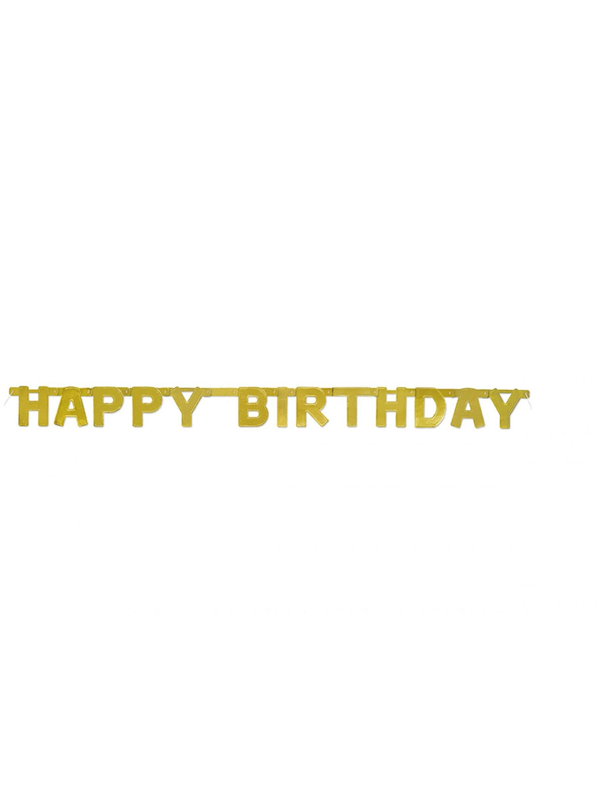 Girlanda na spojeve Happy Birthday zlatna