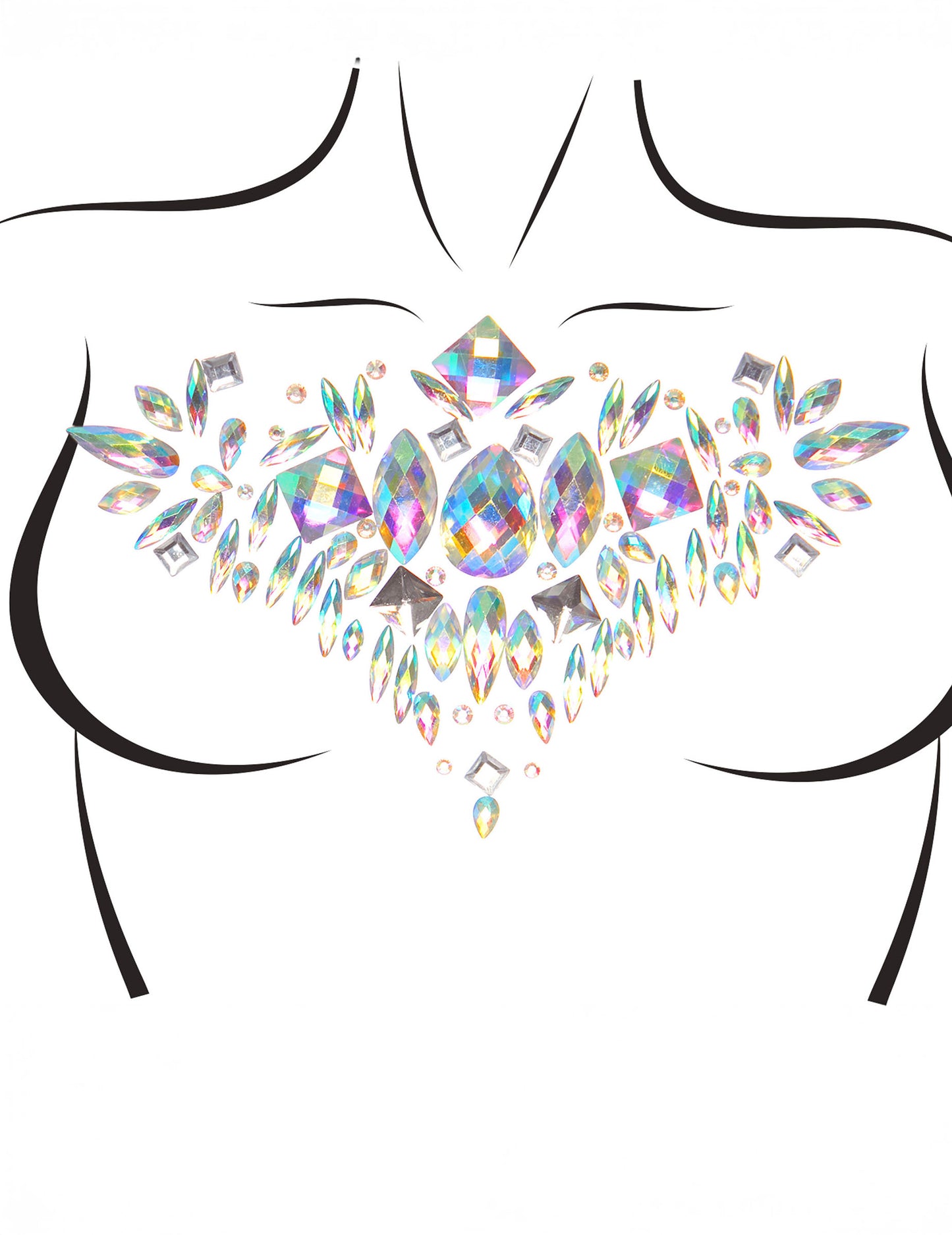 Samoljepljivi tjelesni nakit Aurora