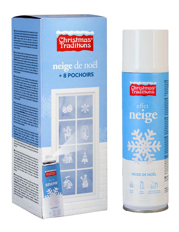 Snježna bomba s božićnim šablonima