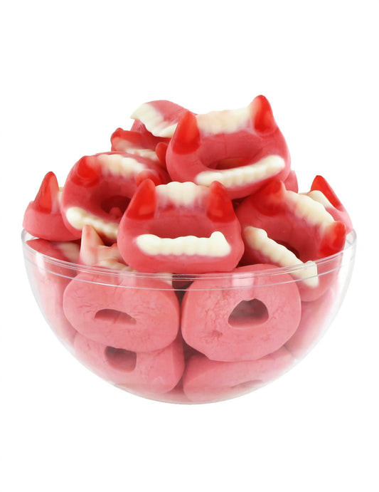 Bol rempli des bonbons dentiers vampire
