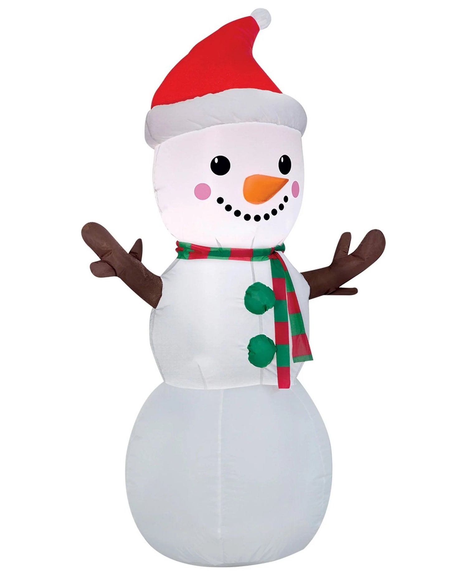 Napuhani i svjetleći snjegović 120 cm