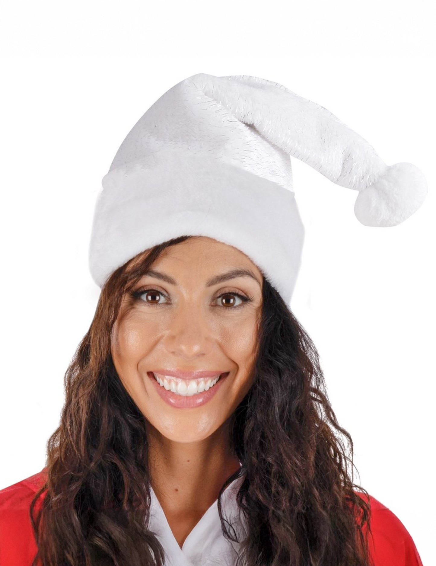 Prednji pogled božićnog šešira za odrasle