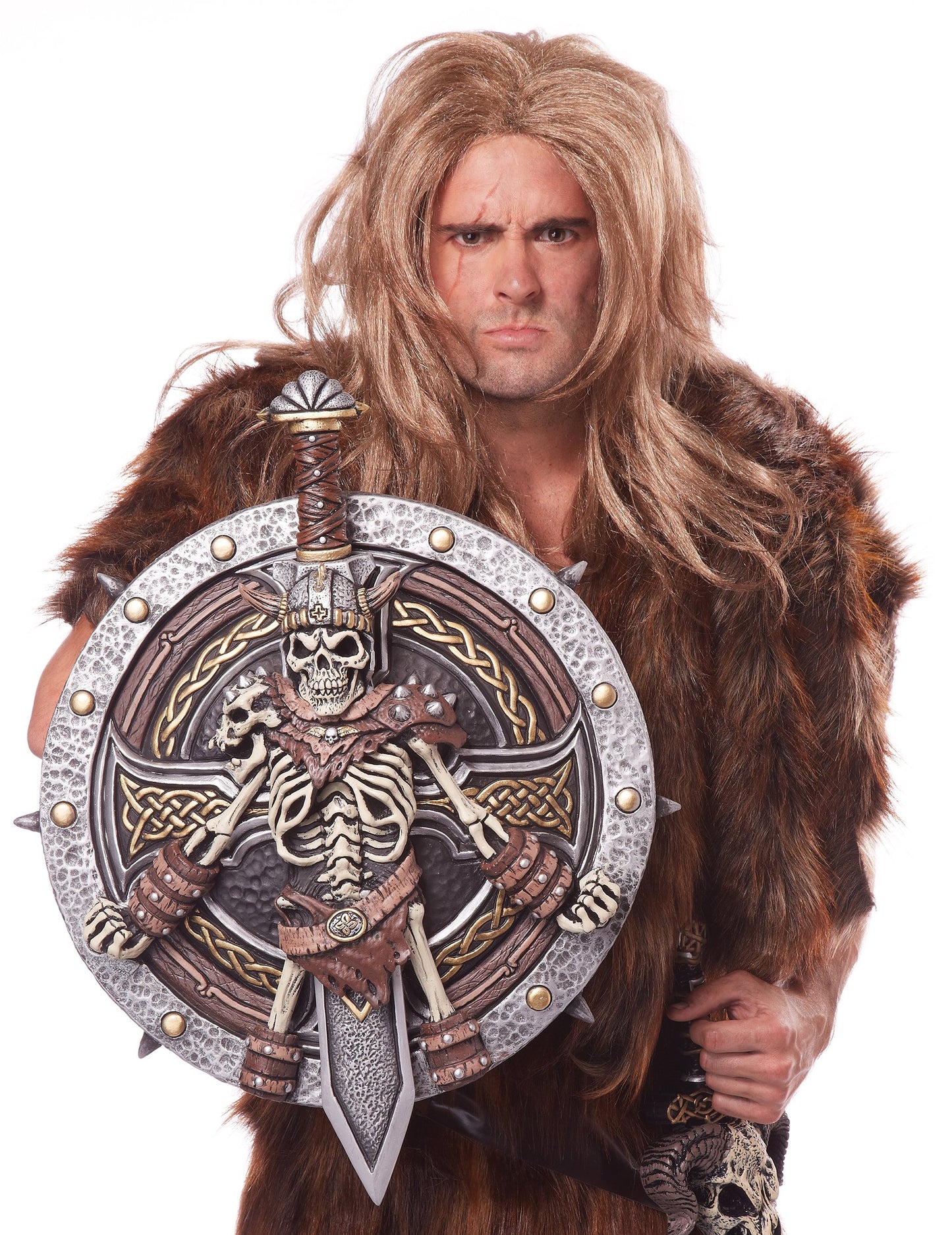 Plastični štit i viking mač