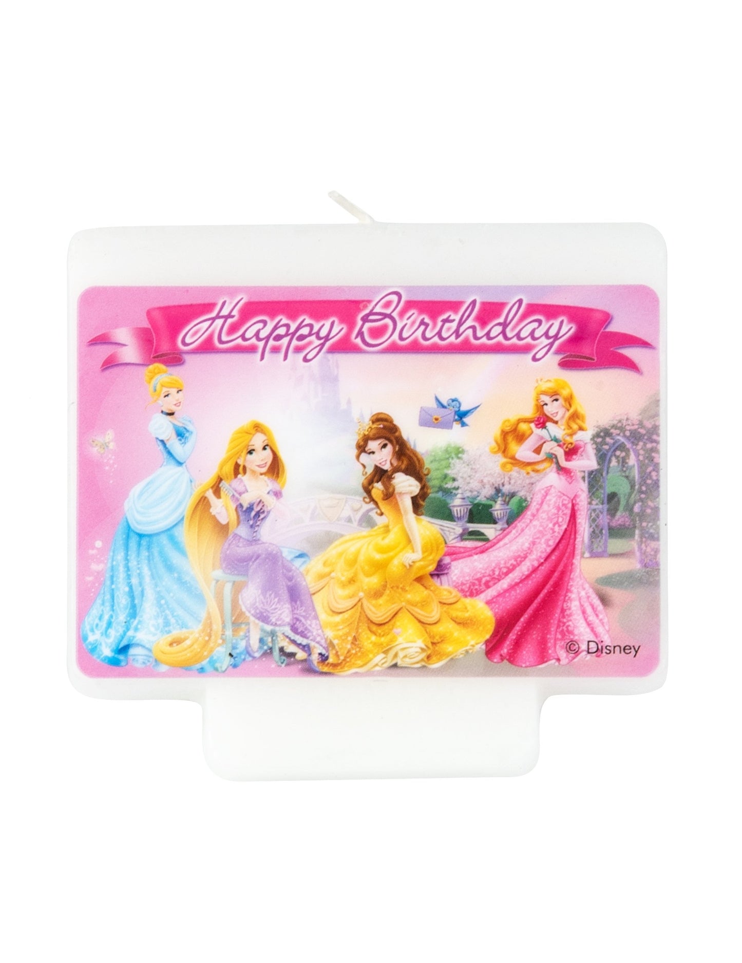 Svijeća sretan rođendan disney princeze 9 x 7 cm