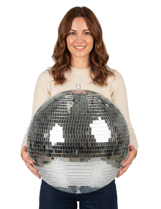Srebrna disko kugla 50 cm