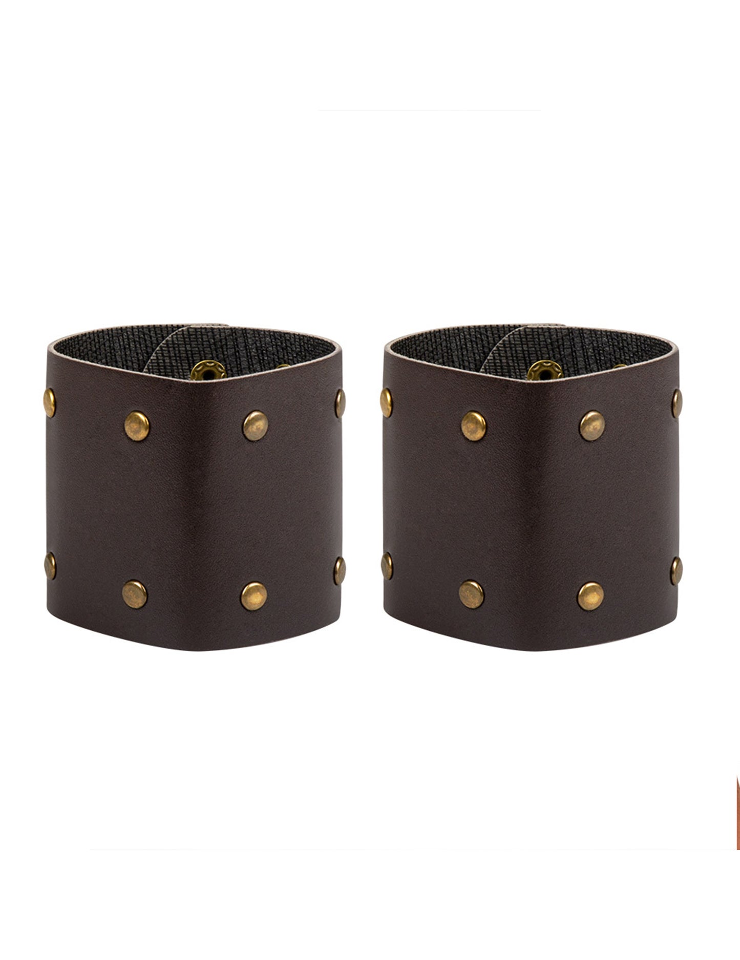 Vue de face de la paire de bracelets de guerrier romain pour adulte