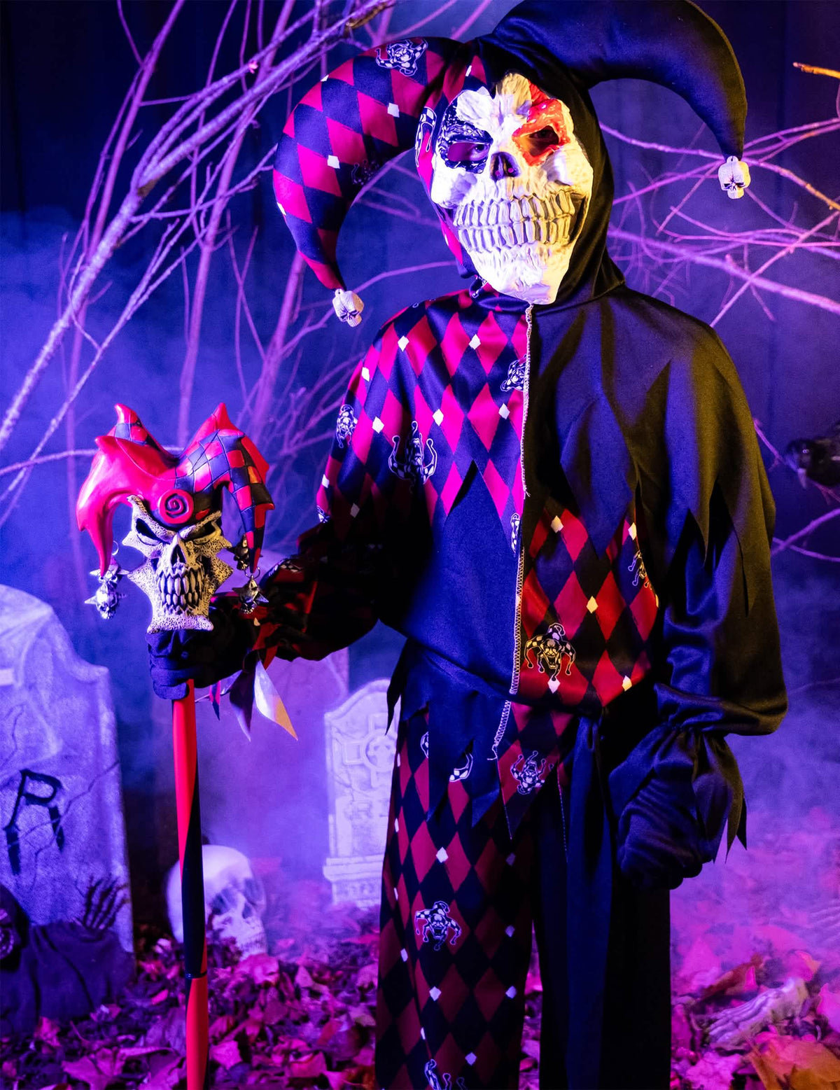 Štap za kostim ludog dvora halloween za odrasli