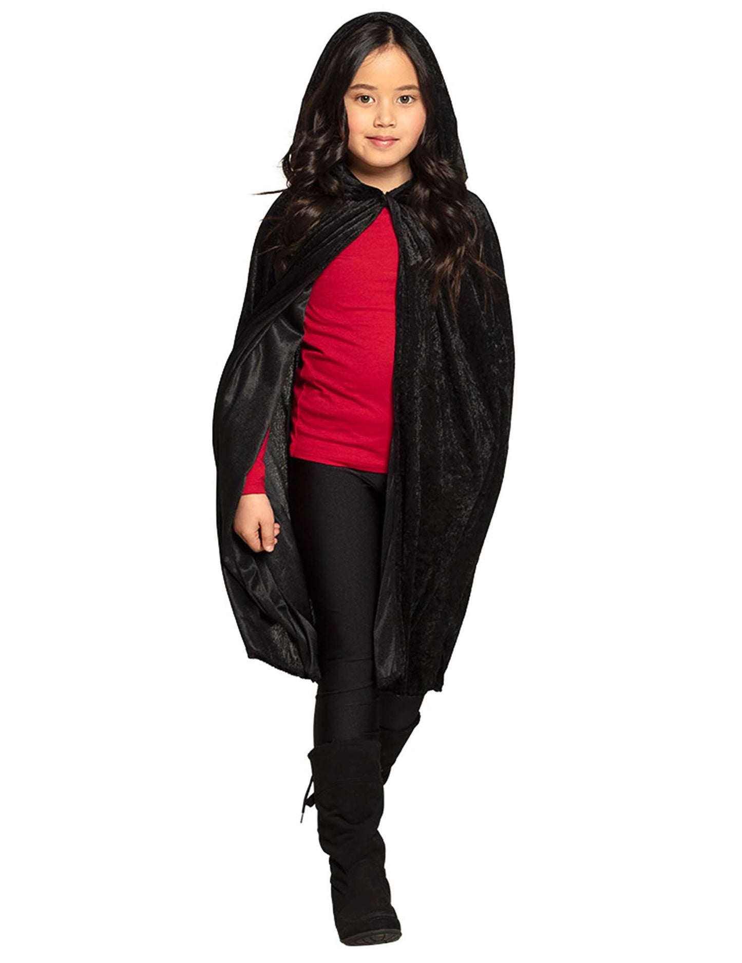 Dječji crni baršun rt 115 cm