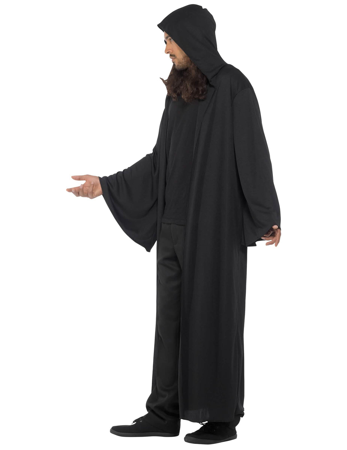 Bočni prikaz duge nape za halloween