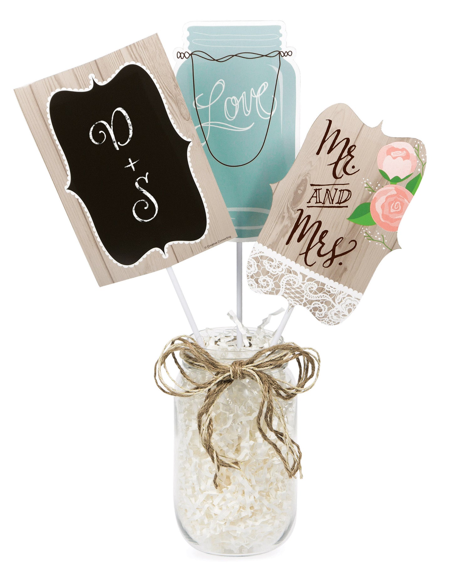 3 ukrasa za stol s natpisom gospodin i gospođa od škriljevca, koji se mogu personalizirati