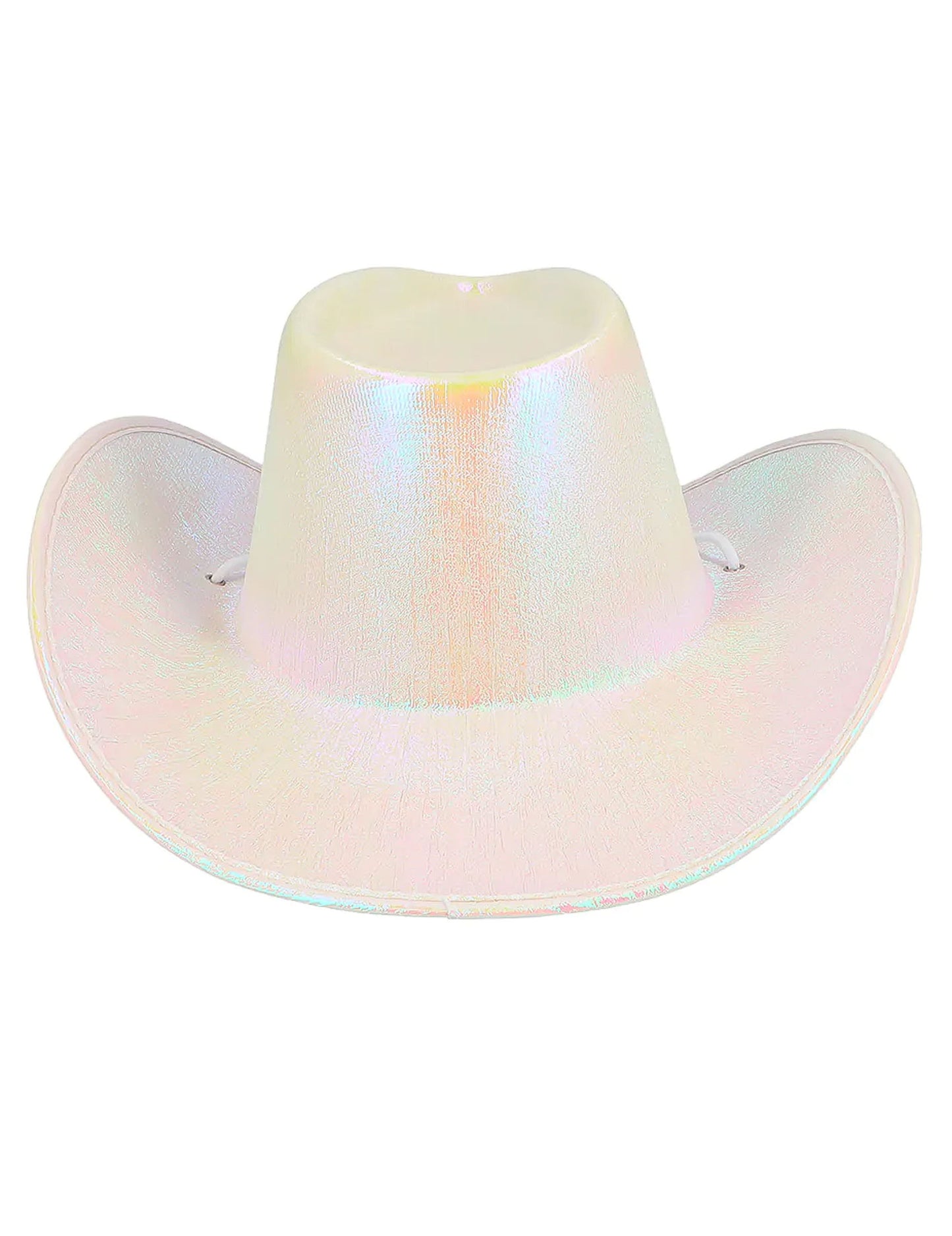 Bijeli šešir s preljevima za odrasle