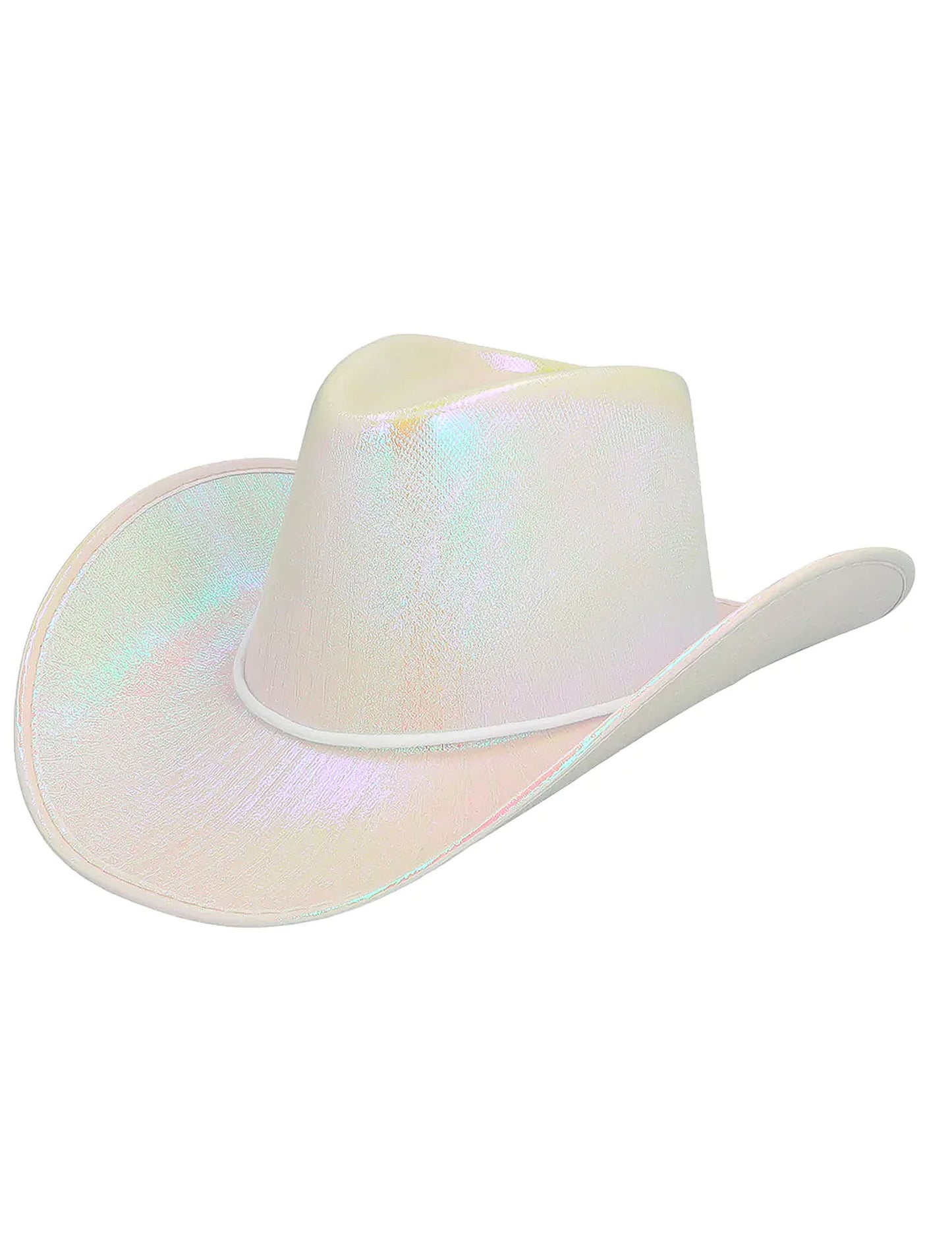 Bijeli šešir s preljevima za odrasle