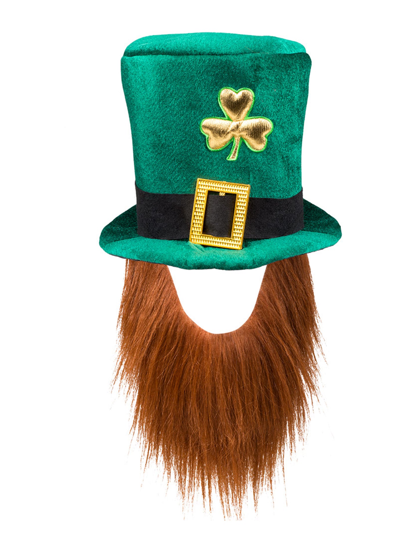 Odrasli Golden Clover Top šešir s bradom Saint Patrick