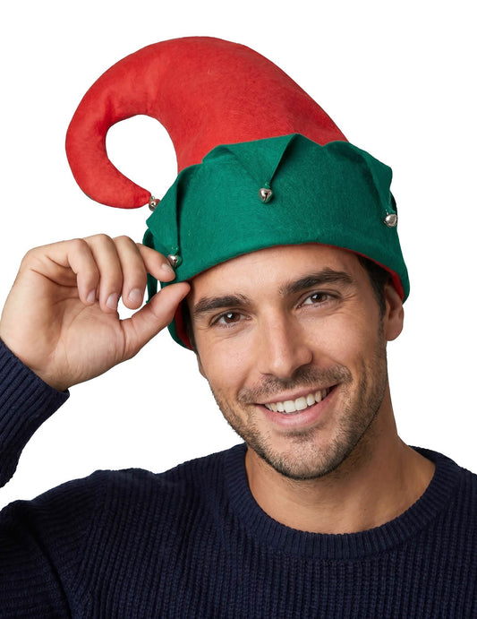 Lutin šešir s odraslim božićnim zvonima