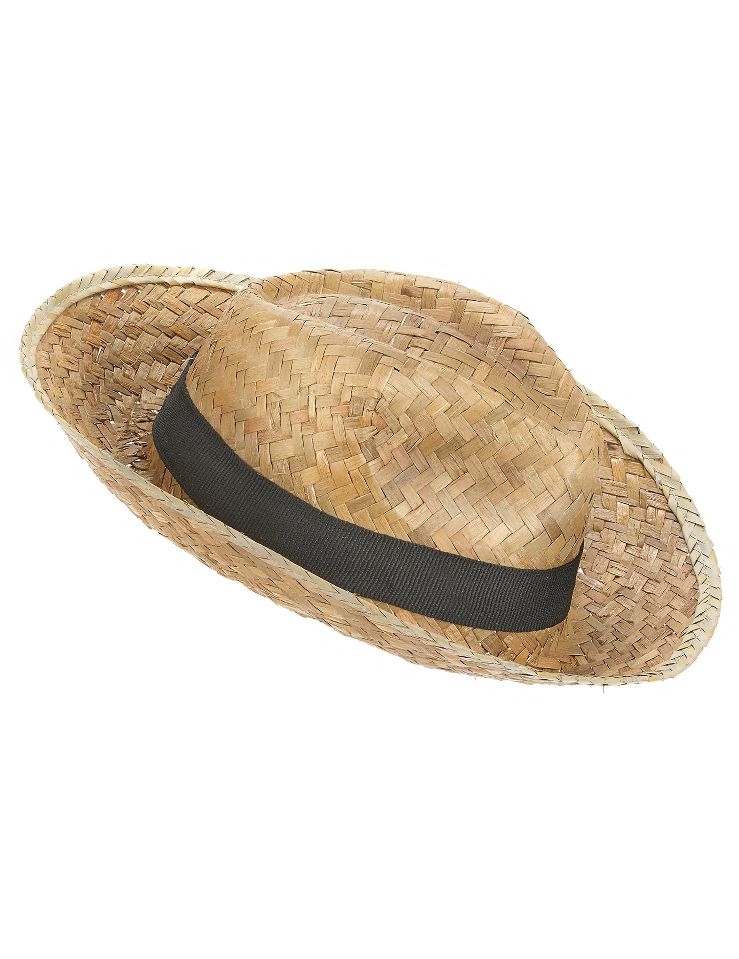 Vue de profil du Chapeau Panama en paille