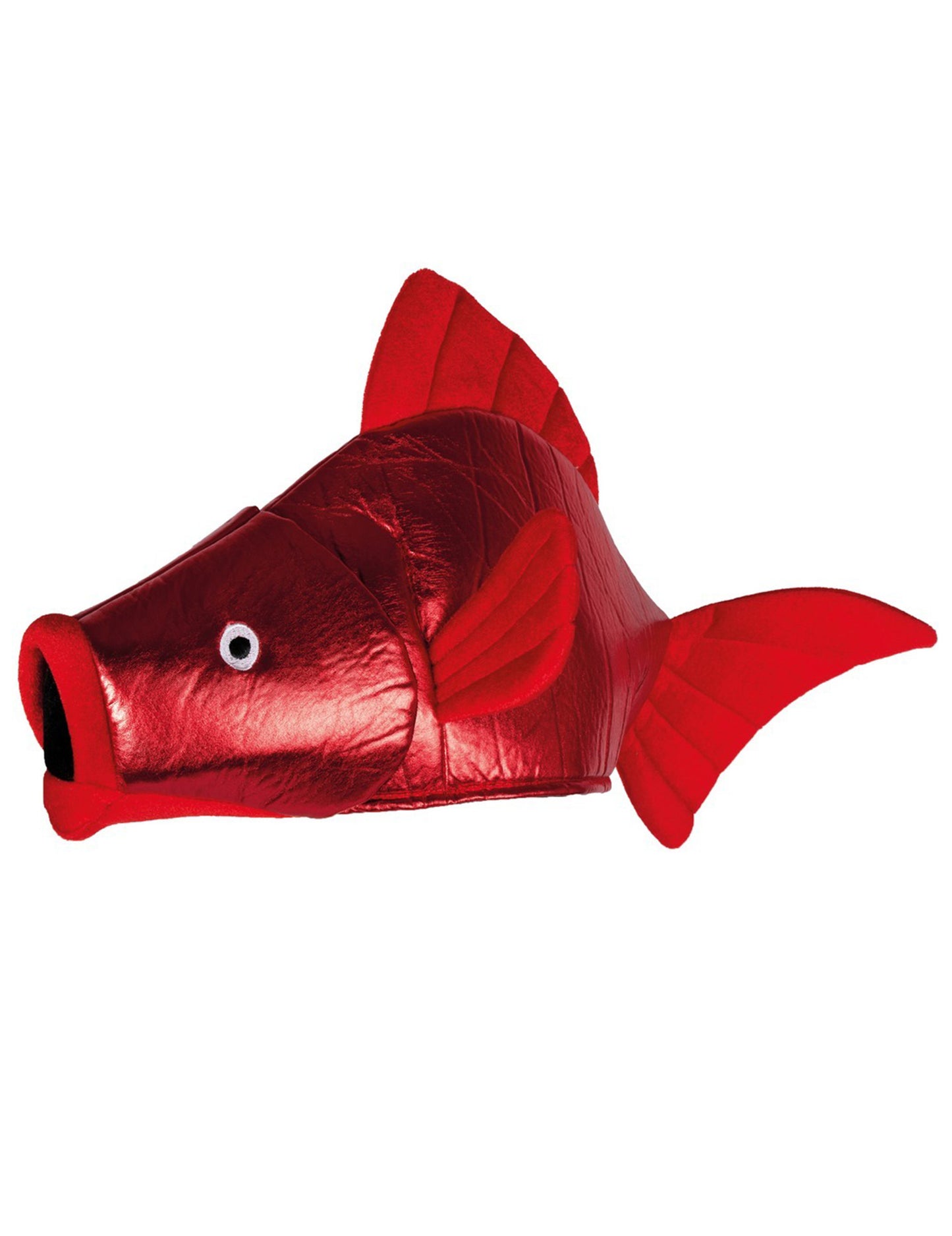 Chapeau poisson rouge adulte