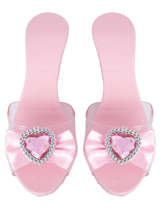 Vue de dessus des chaussures de princesse pour enfant