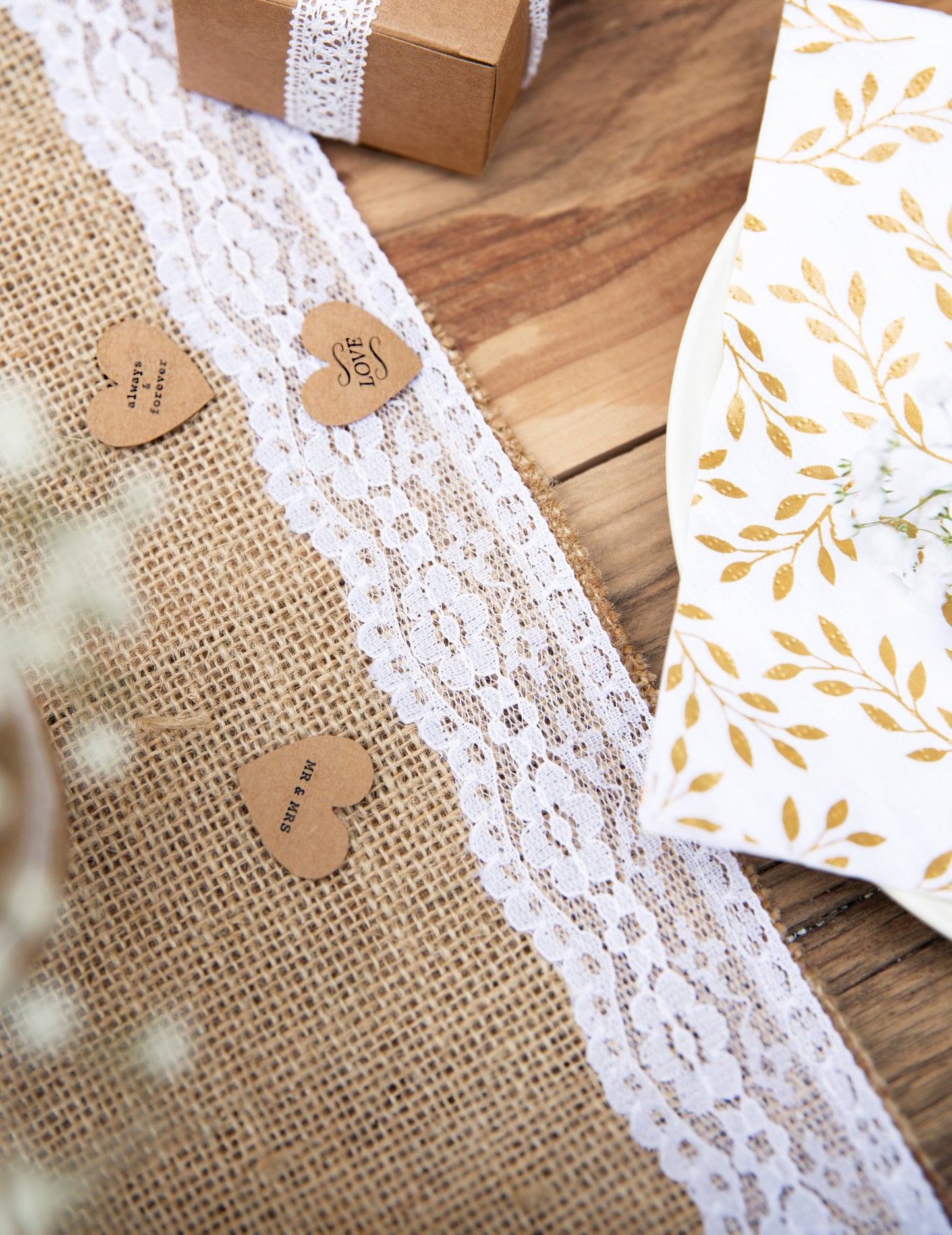 Tablica tablice jute graniči s 28 cm x 2,75 m