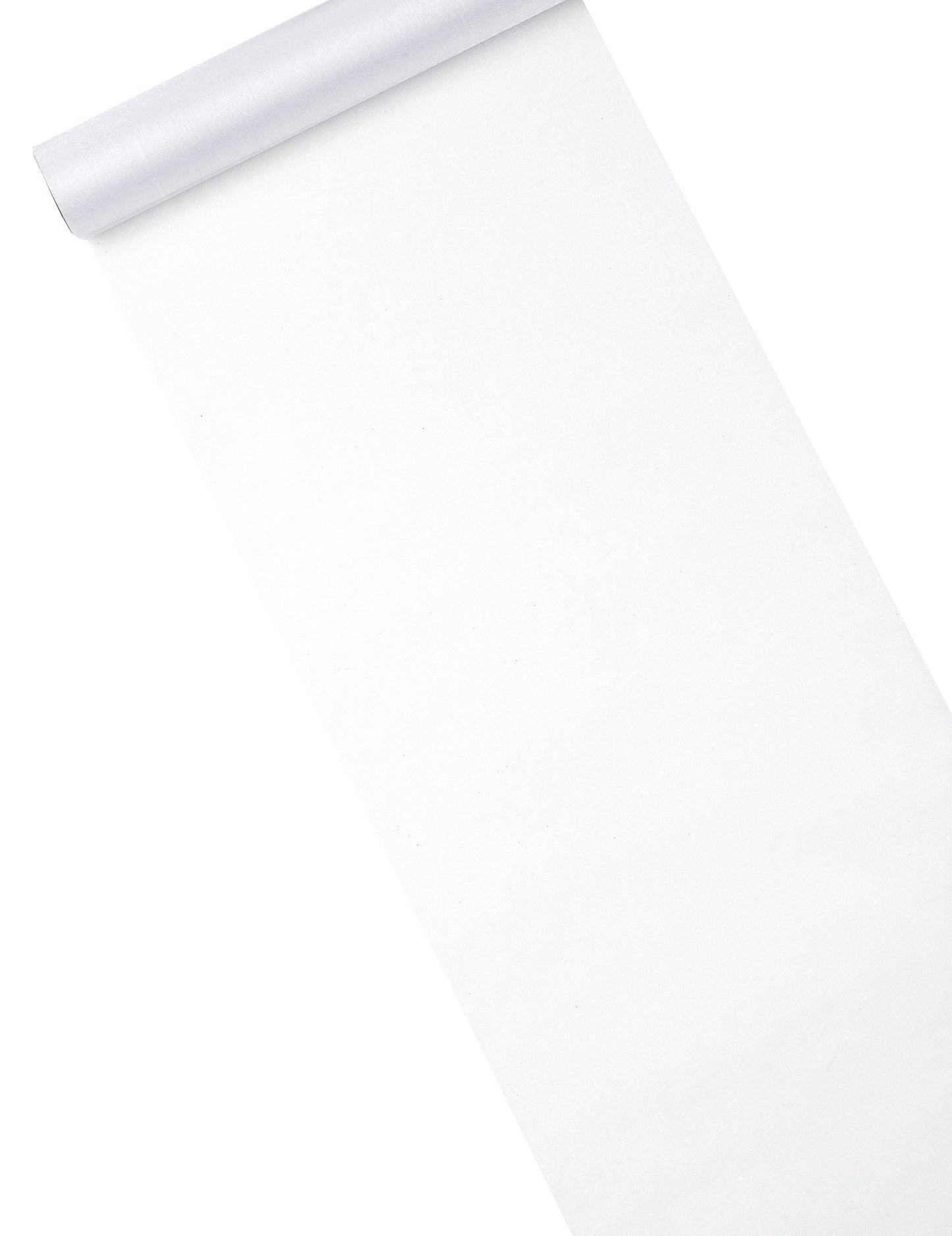Sjajna bijela organza Tablica 28 cm x 5 m