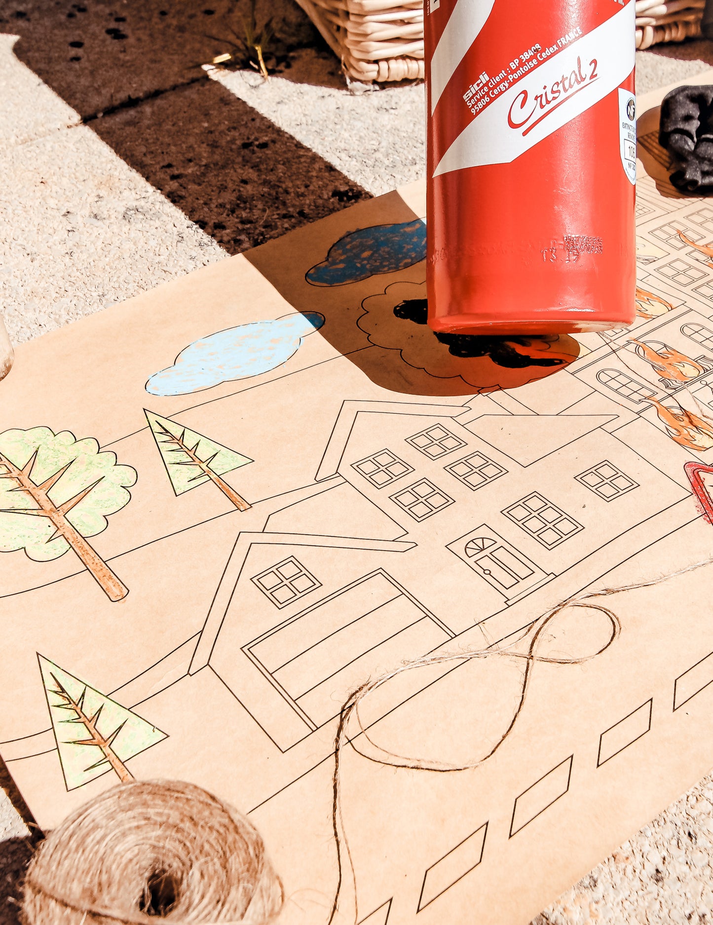 Runner za bojanje 140 x 40 cm