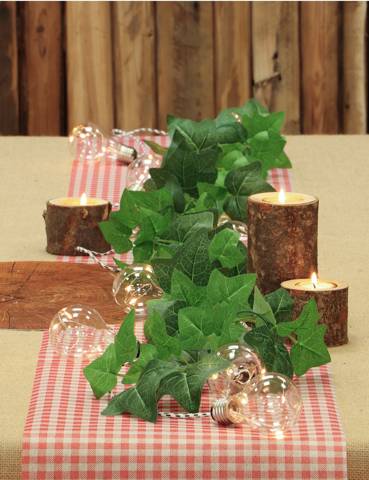 Retro crveno-bijeli karirani nadstolnjak za stol 28 cm x 5 m