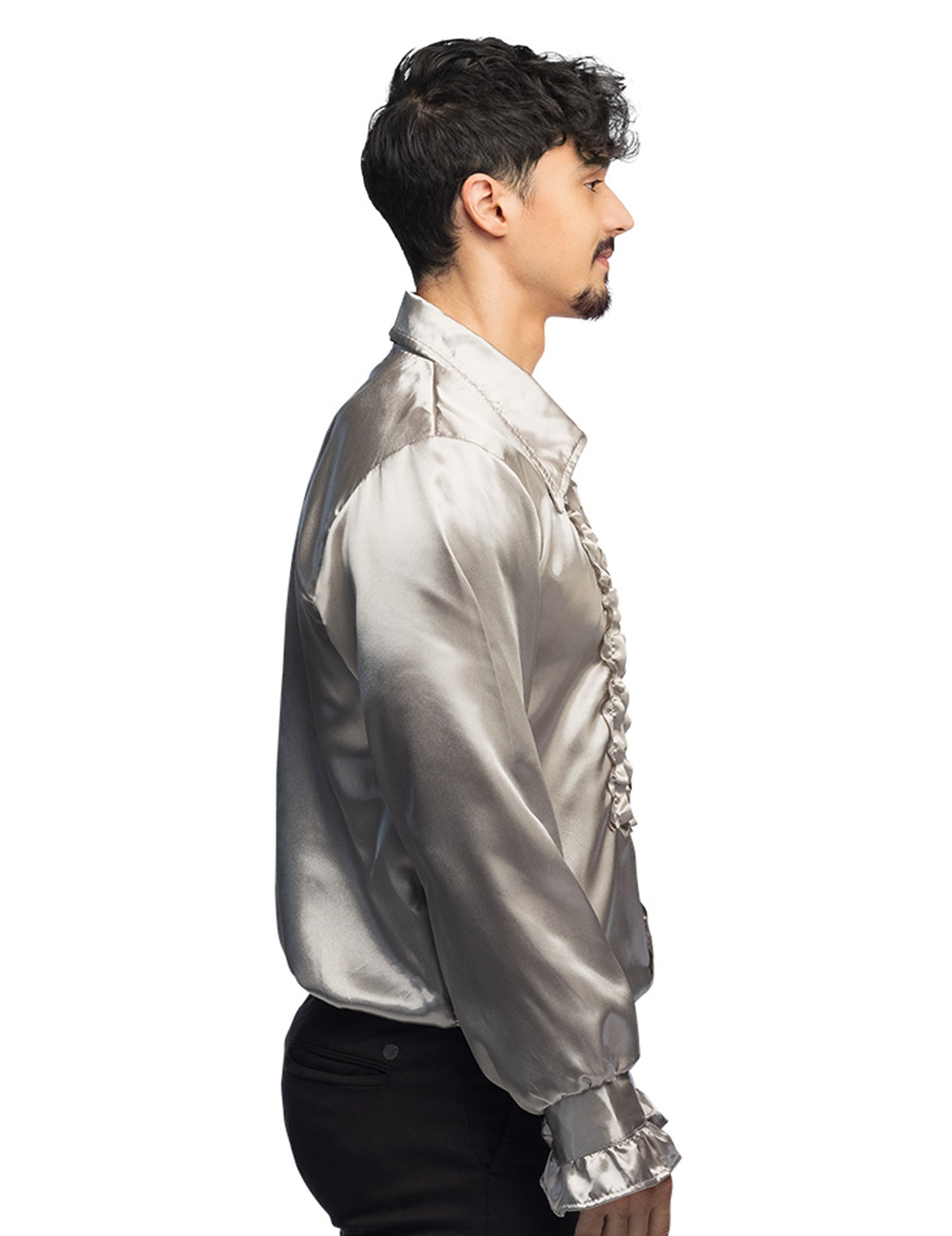 Muška srebrna disko majica