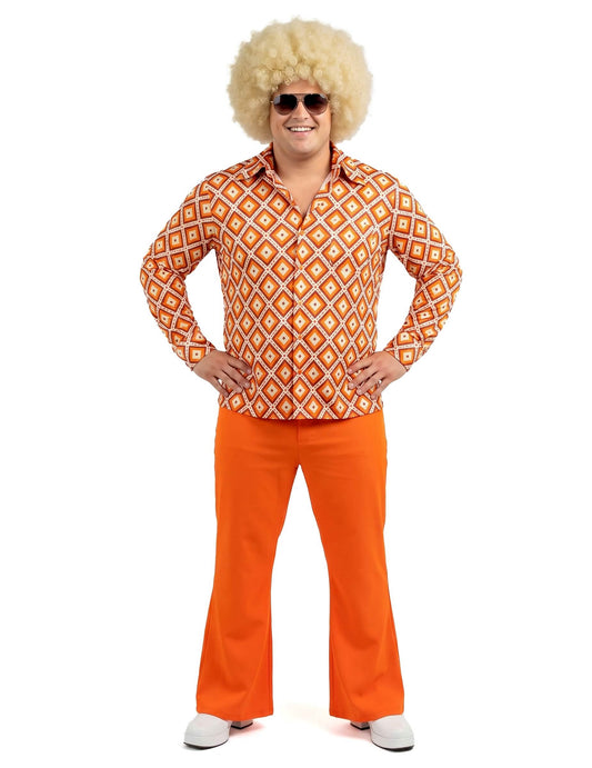 Groovy retro 1970 -ih muška košulja
