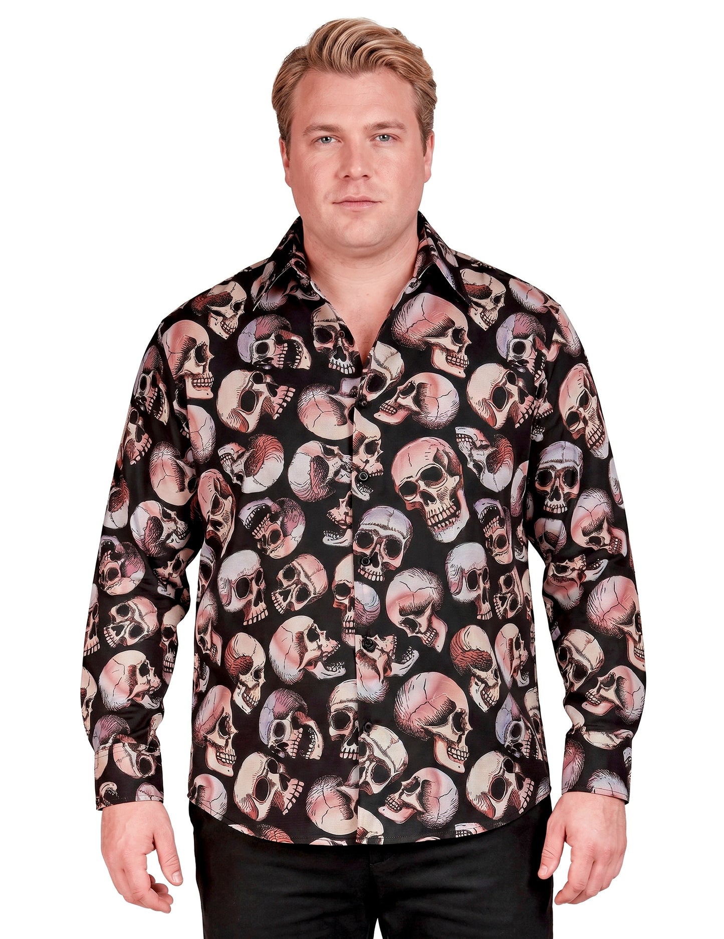 Chemise têtes de mort homme