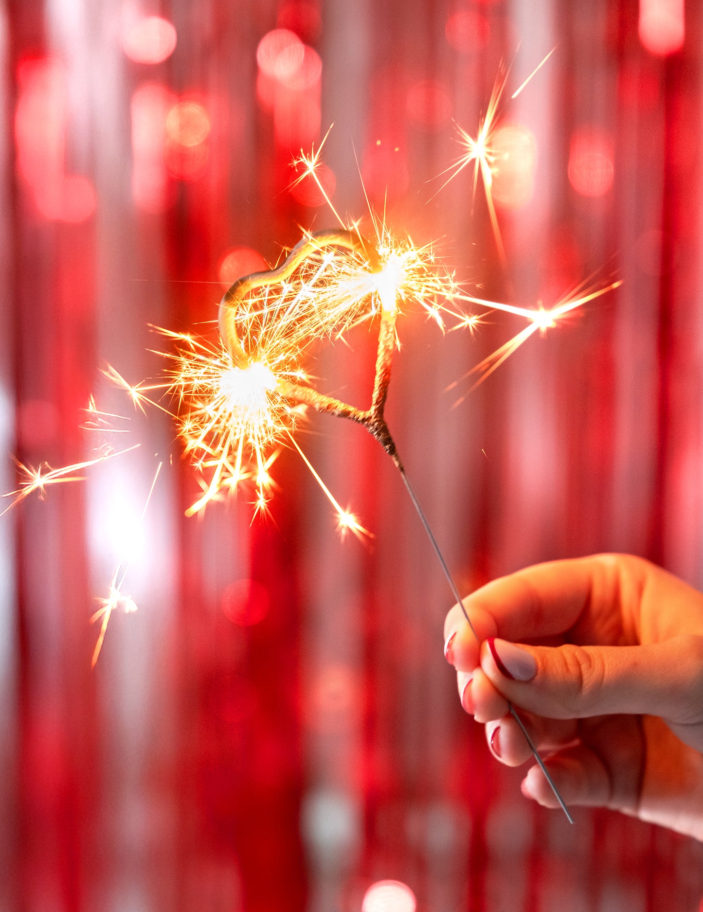 Magic Candle Coeur 16 cm