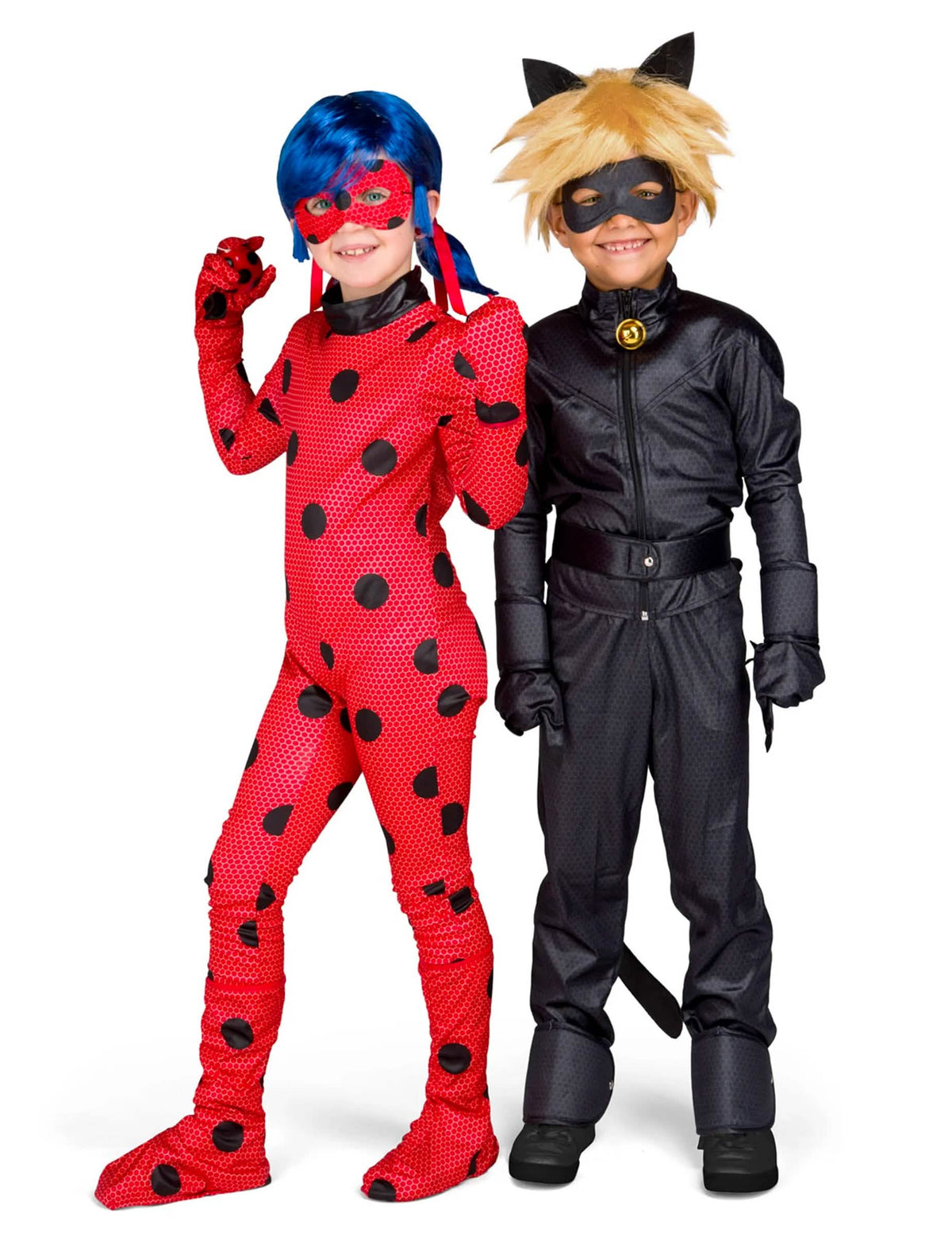 Pregled s mačke Noir kompletne maskirane odjeće Ladybug Miraculous™ za dijete