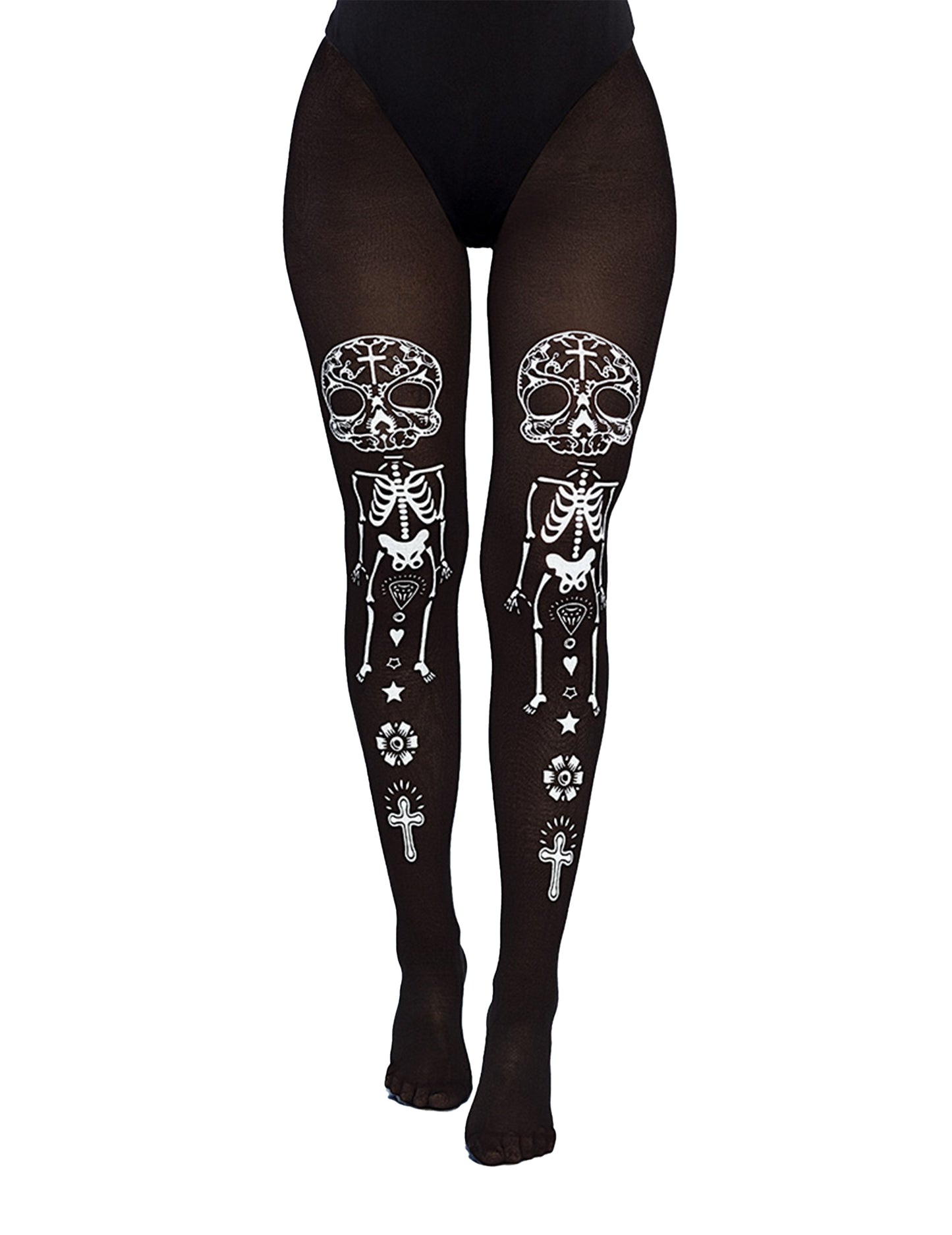 Odrasli i bijeli kostur Odrasli Dia de los Muertos tajice