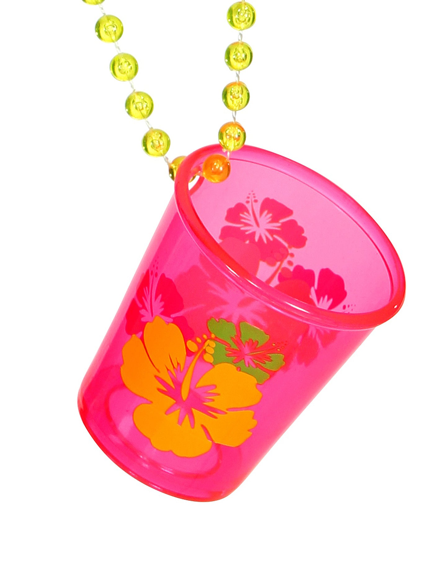 Biserna ogrlica s ružičastim havajskim čašom